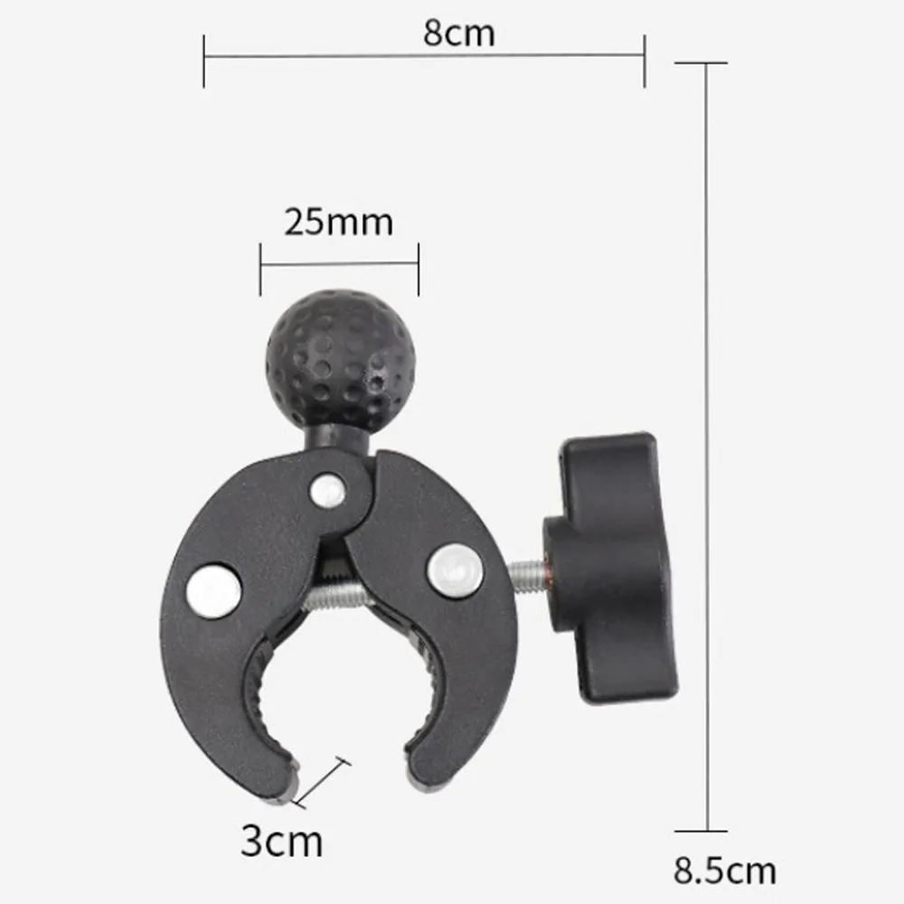 Quick Release Camera Mounts Clamps Adjustable 360° Rotation Camera Handlebar Mount Universal Ball Mount Adapter