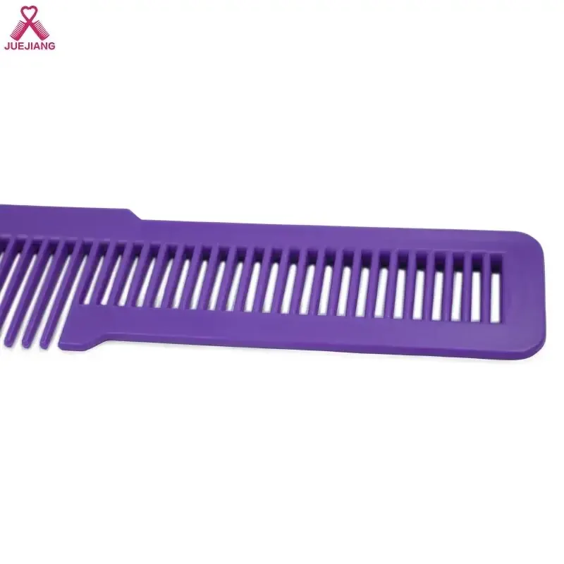 Wholesale Colorful Plastic Detangling Anti-Static Cutting Comb Carbon Fiber Hairdressing Combs