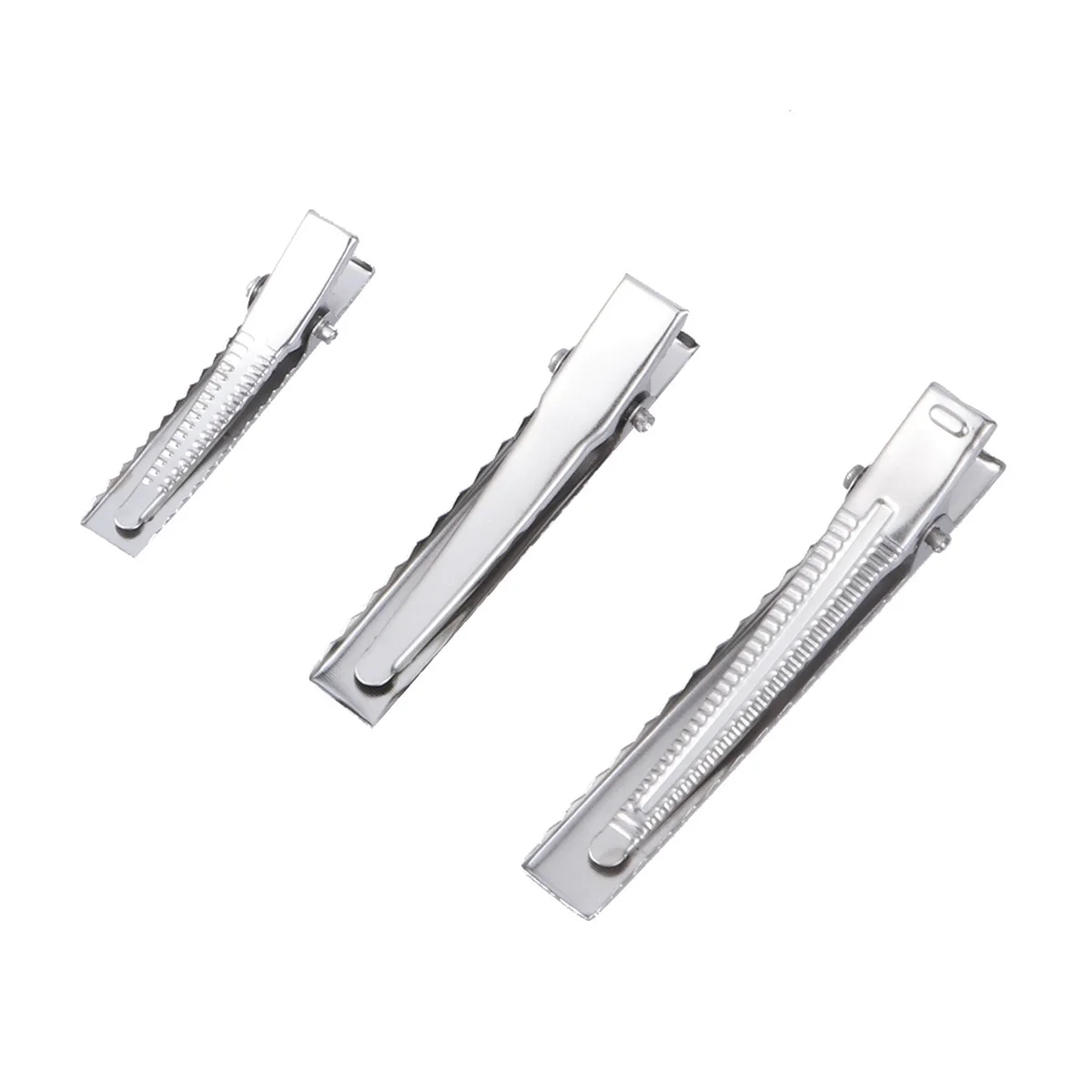 

30pcs Stainless Steel Alligator Hair Clips For Diy Bows Hairpin Accessories 3.2Cm 4.5Cm 5.6Cm Durable Hair Accessories For Kids