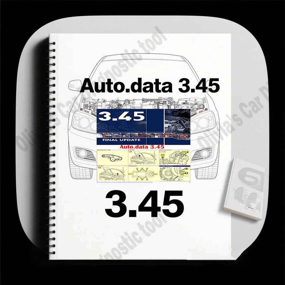 

New Autodata 3.45 OBD2 Scanner auto repair software wiring diagrams data with install video Auto repair tool work with MINI VCI