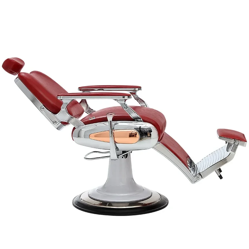 Retro Barber Chair Men's Oil Head Chair Hair Shop Special Chair