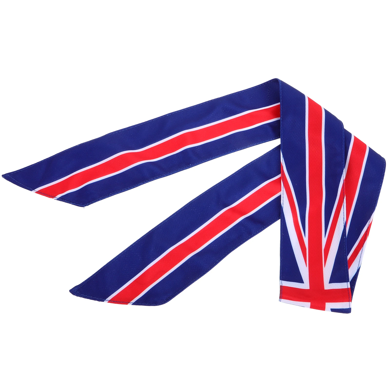 

Red Blue Rice Flag Print Sports Sweatband Pirate Headband Men Women Running Yoga Workout Non Slip Comfortable Ninja Headband