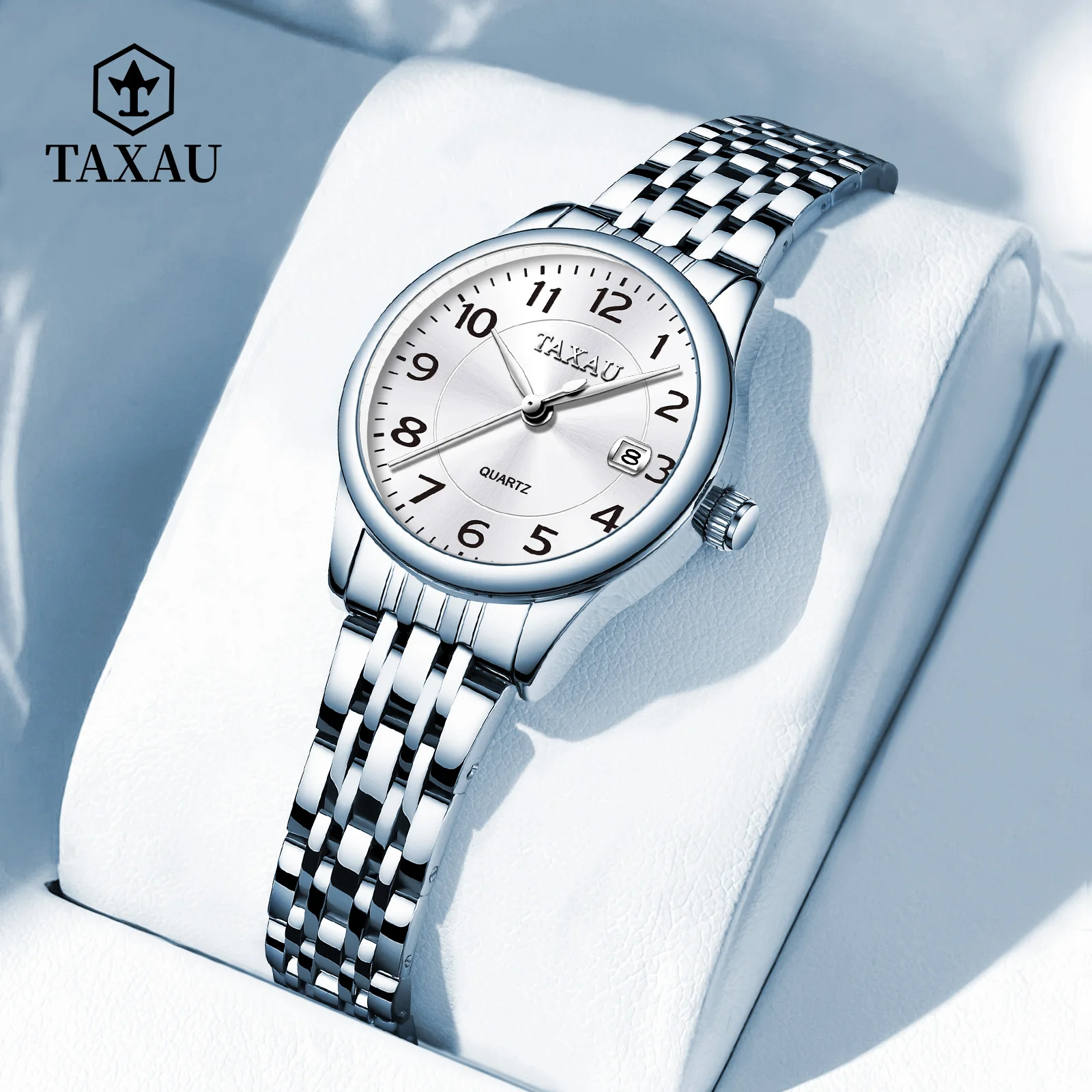 TAXAU New Best Selling Watches for Women Fashion Trend Quartz Women Wrist Watches Luxury Stainless Steel Classic Women Watches