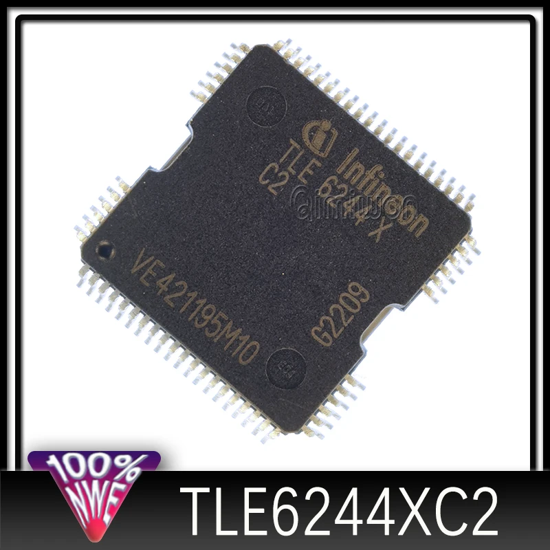 free shipping 5pcs/lot TLE6244XC2 TLE 6244 X TLE6244X TLE6244 HQFP64 Automotive Computer Driver IC