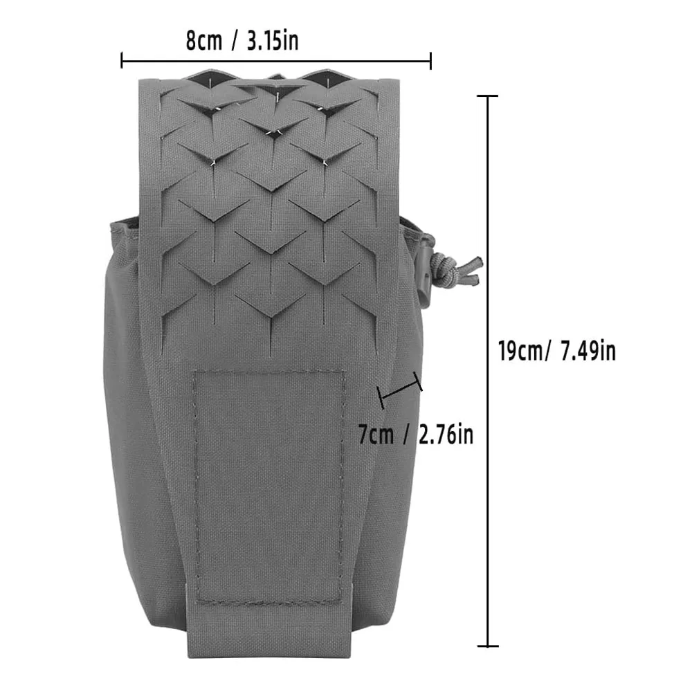 Multifunctional walkie-talkie storage bag, tactical quick-release chest-mounted magazine pouch, outdoor mounted accessory bag
