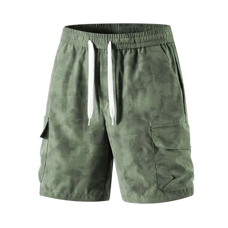 

Summer New Fashion Trendy Print Sports Fitness Running Shorts Men's Casual Loose Breathable Plus Size High Quality Shorts