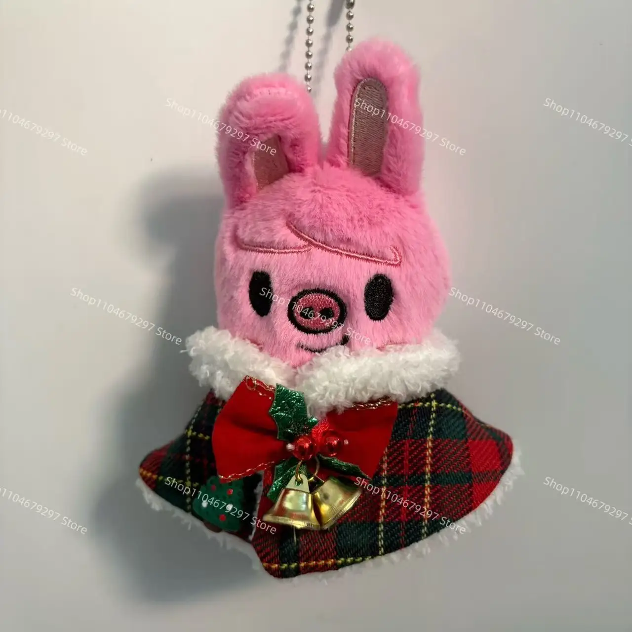 New SKZOO Stray Kids Keychain Christmas English Cloak Plush Animal Doll Cute Santa Claus Cloak Children's Birthday Gift