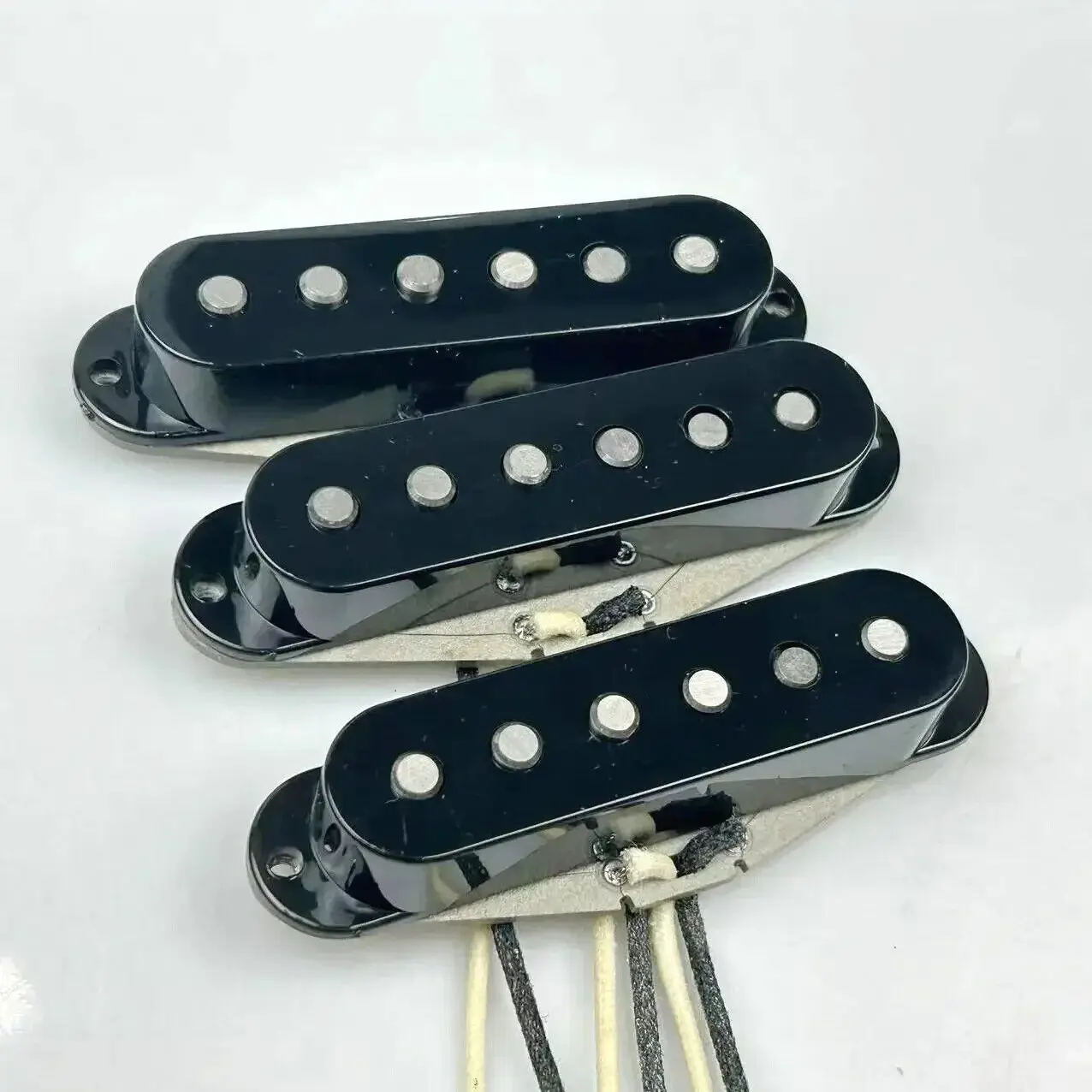 

'57/'62 SSS Single-coil Pickups Alnico 5 Copper Wirewiring Reverse-engineered