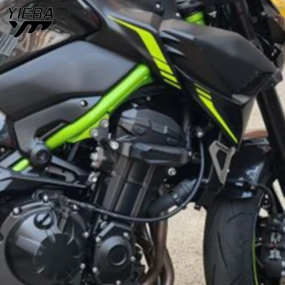 لكاواساكي Z900 2017 2018 2019 2020 2021 الإطار المنزلق محرك الحرس حامي غطاء تحطم الوسادة دراجة نارية الملحقات Z900