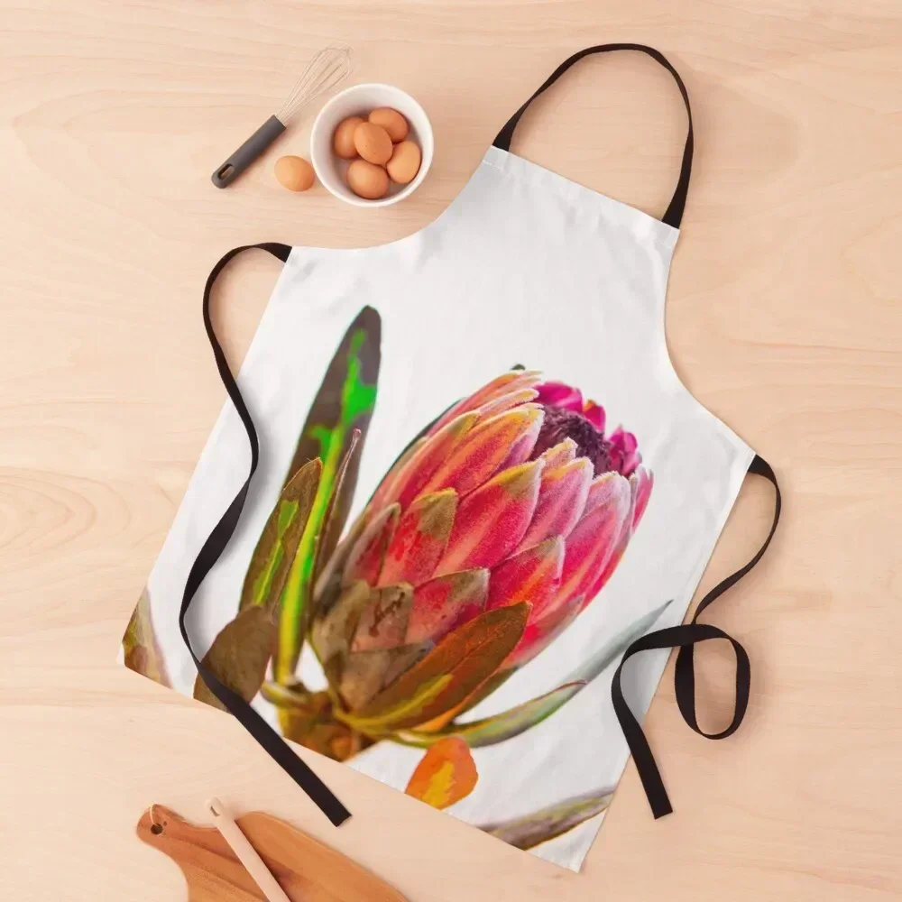 Protea Flower III Apron Kitchen accessories Children'S kindergarten teacher Apron