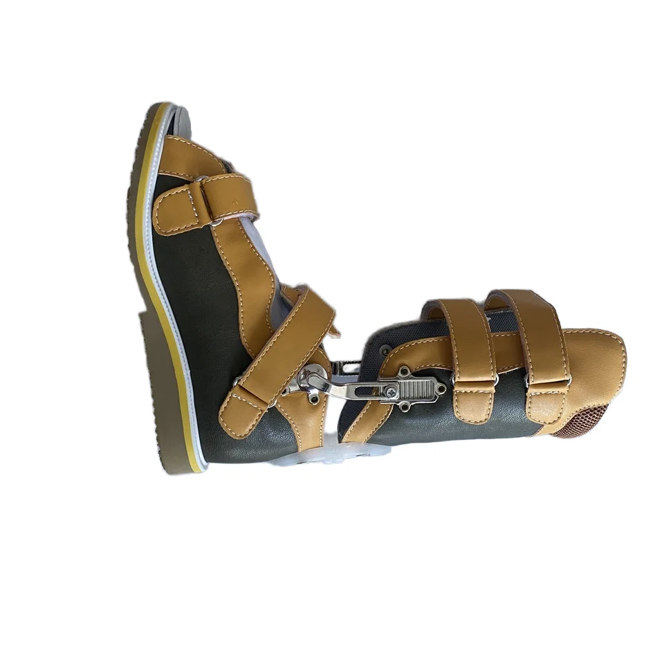 

Custom Yellow High Cut Orthotic Shoes Corrective Shoes for Children