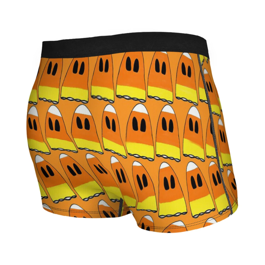 Yellow Ghostly Vibes The Mysterious Strange Underpants Breathbale Panties Men's Underwear Comfortable Shorts Boxer Briefs