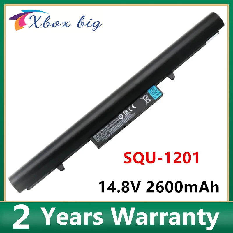 SQU-1201  Laptop Battery for Hasee Haier 7G-5S 7G-U X3Pro UN47 K610D SQU-1303 K570C K480N  Q480S A40L-741HD14.8v 38wh