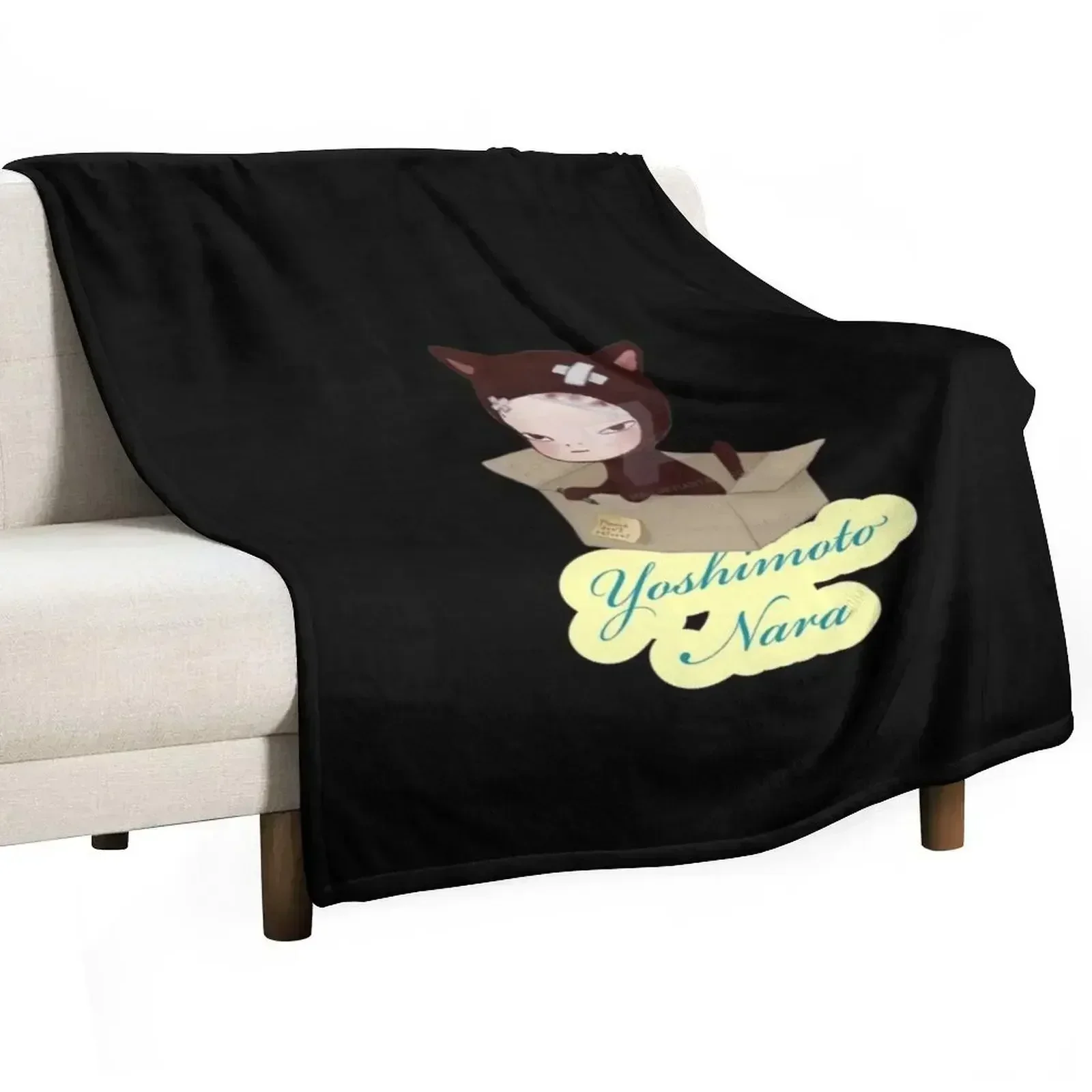 

yoshimoto nara Throw Blanket Bed Fashionable Luxury Blankets