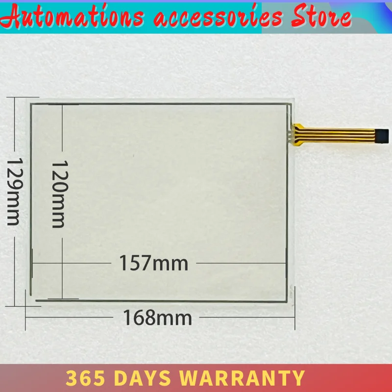 Touch Screen Panel Glass Digitizer for GP-4401T PFXGP4401TAD PFXGP4401TADR TP-4188S1 with Front Overlay Protective Film