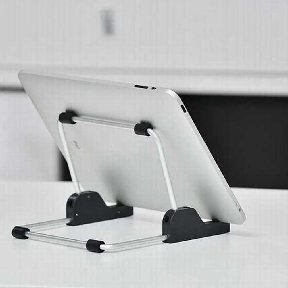 1Pcs Adjustable Tablet Bracket Desktop Tablet Holder for 9.19-Inch and Larger Tablets ABS Aluminum Construction Lightweight