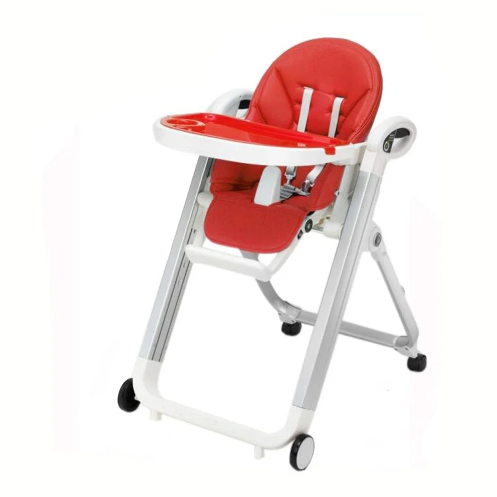 hot selling  with wheels baby high chair feeding chairs adult baby high chair