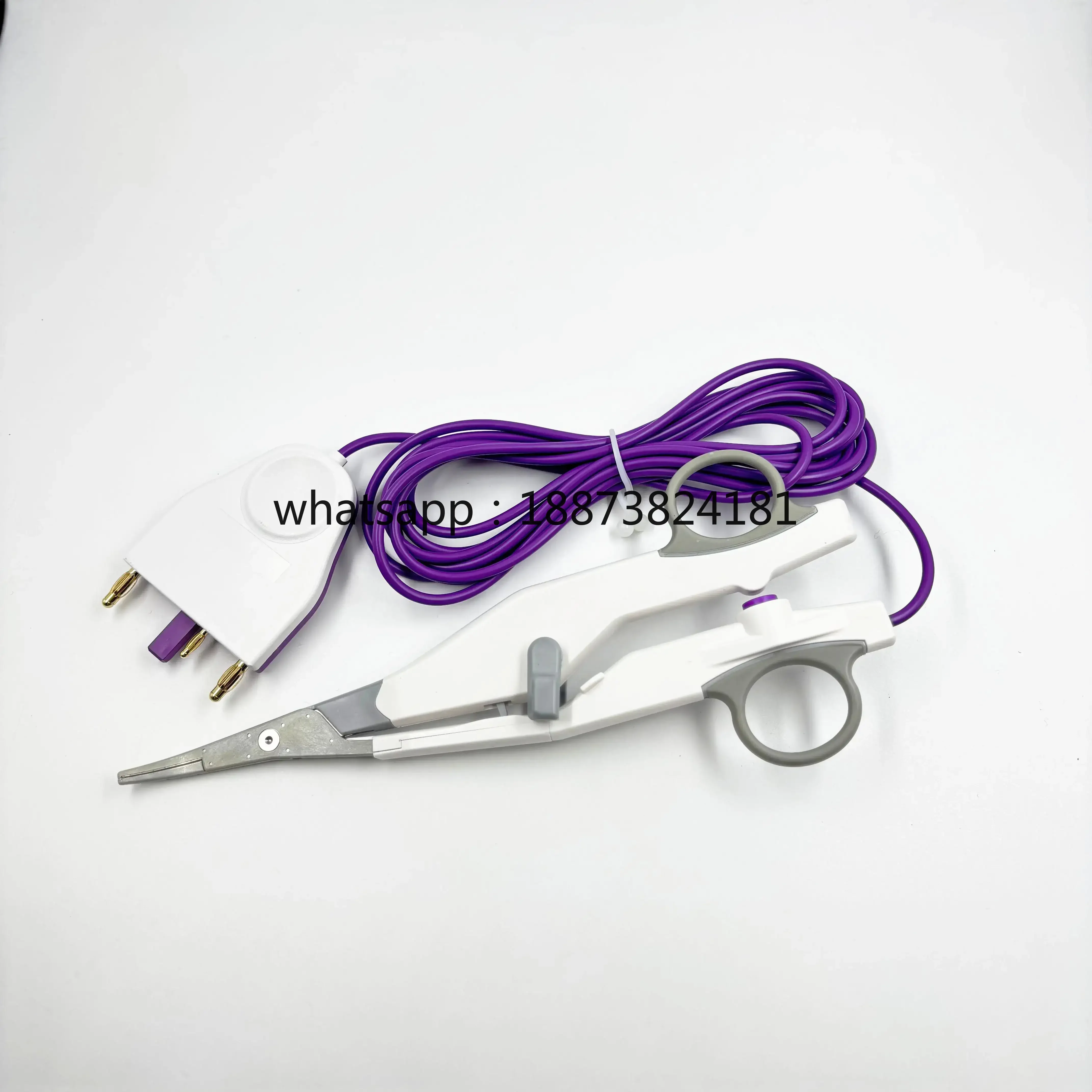 China Design High Quality Ligasure Forceps 18CM with Adapter Vessel Sealing for Veterinary  Supply fast shipping