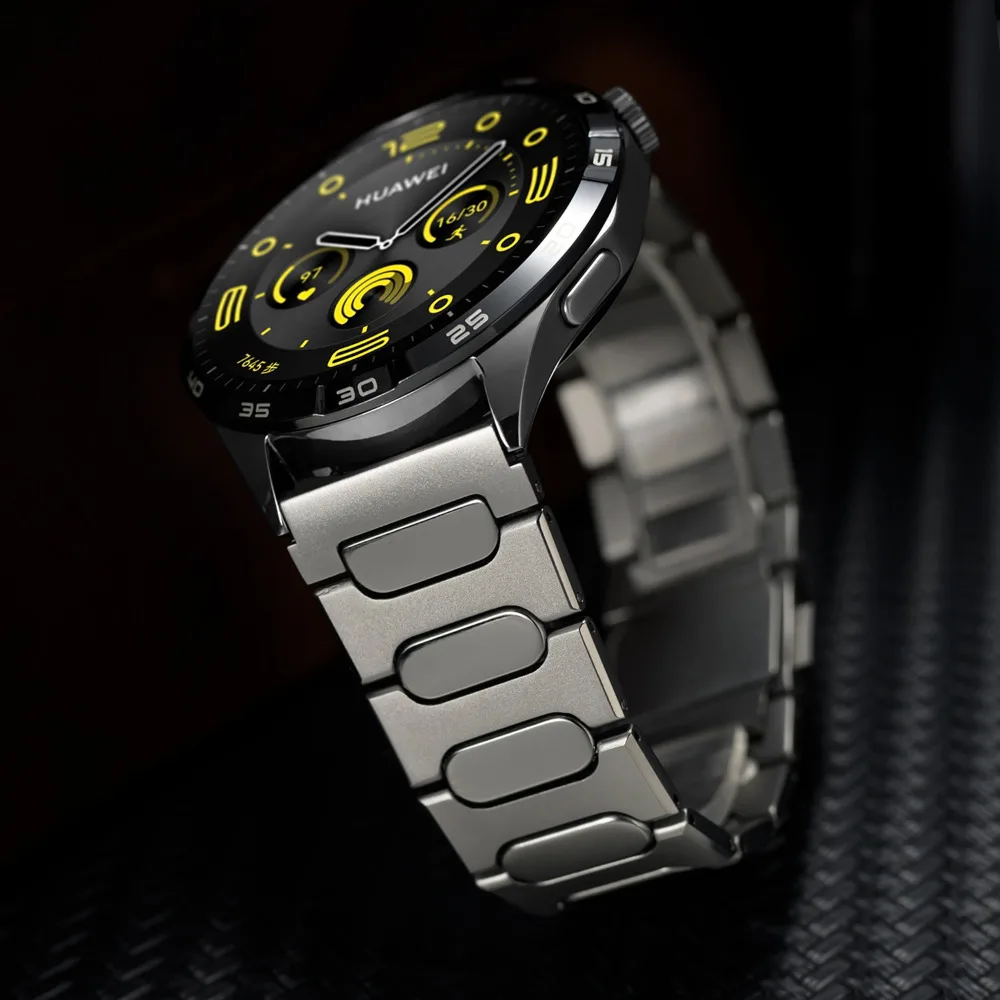 22 مللي متر مان حزام تيتانيوم لساعة هواوي GT6 Pro GT5 Pro 46 مللي متر حزام معدني للأعمال النهائية لـ Amazfit Balance T-REX 3 OnePlus
