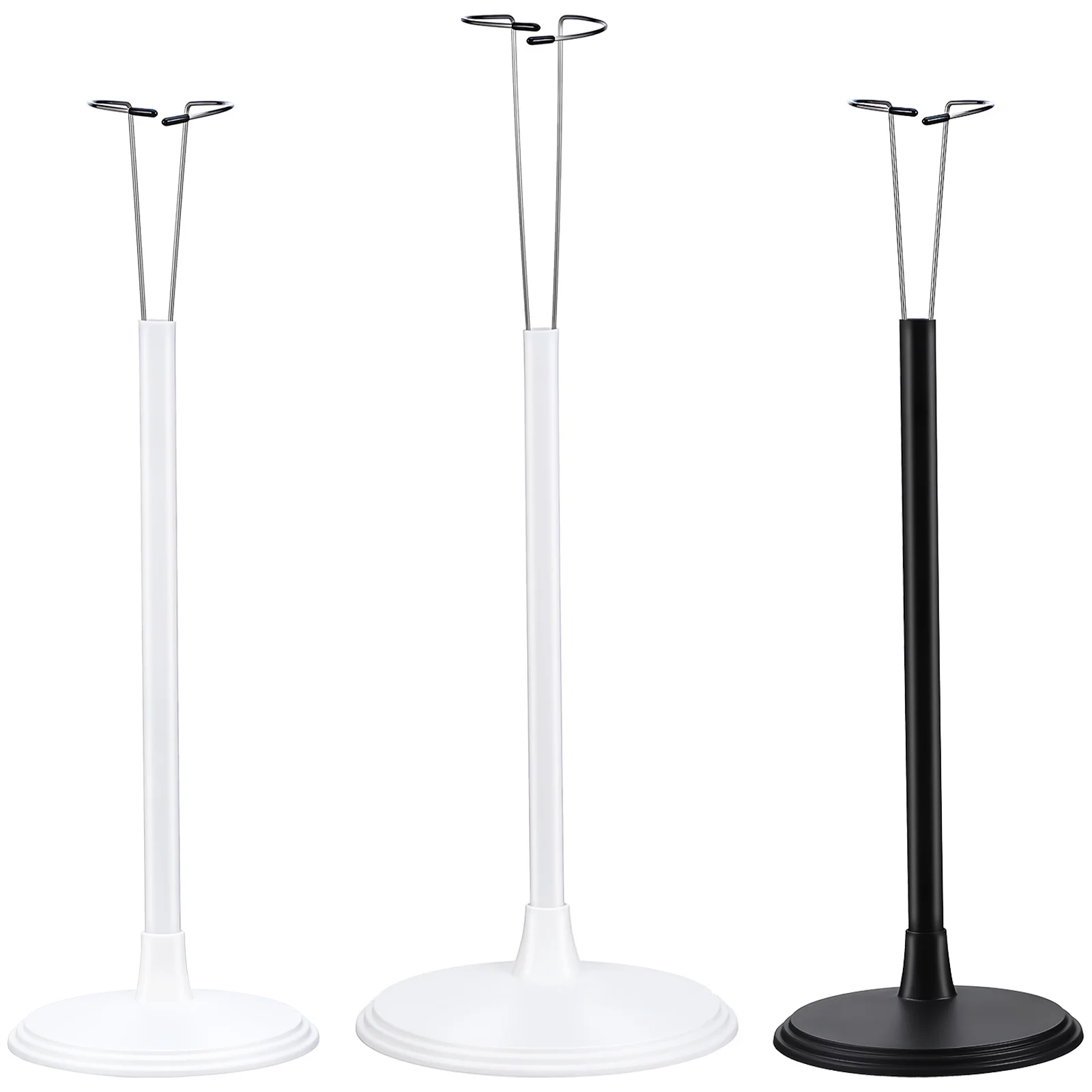 

3 Pcs Display Stand Displaying Puppet Stands For Vertical Pvc Large Storage Rack