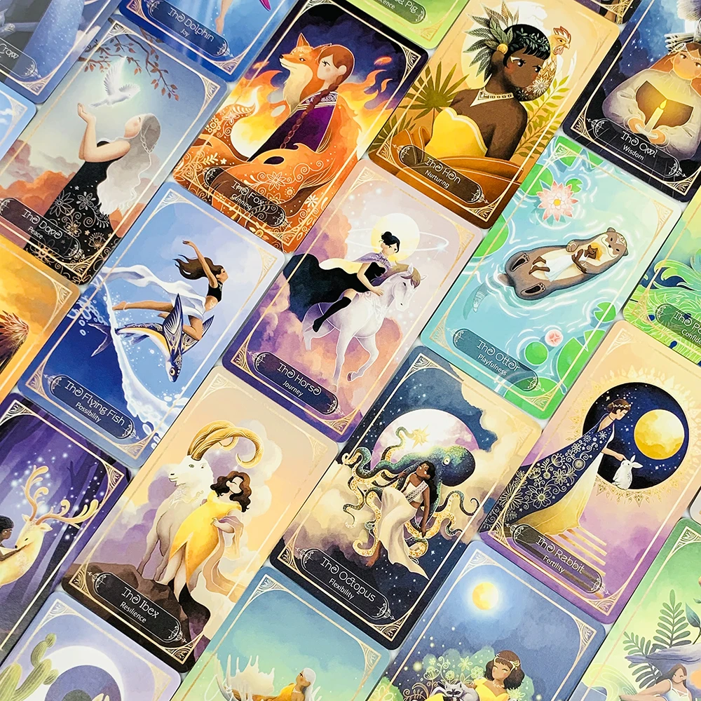 New Oracle Cards 52 Oracle Cards English Version Predictive Divination Deck Board Game Family Party Card Game Holiday Games