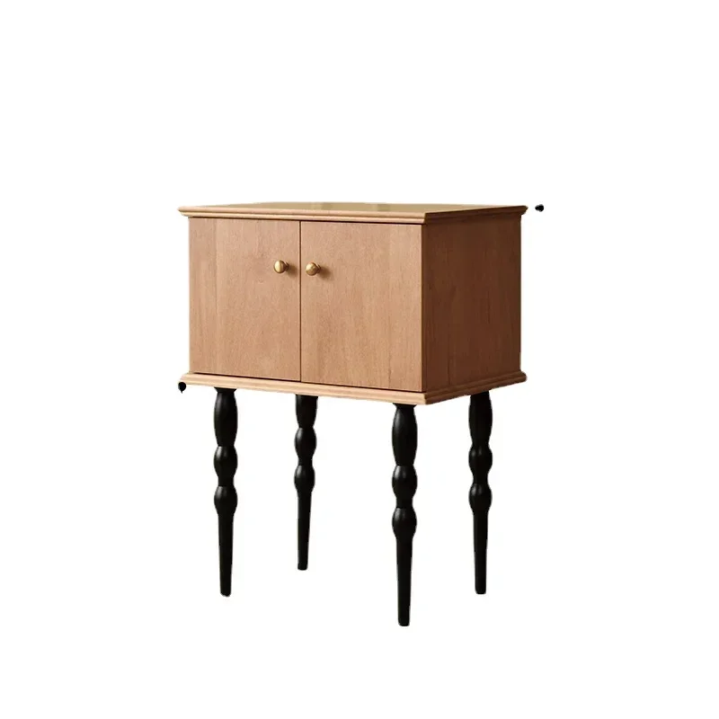 

YY | Simple Storage Storage Cabinet Sideboard Cabinet Nordic Light Retro Solid Wood Bedside Cabinet