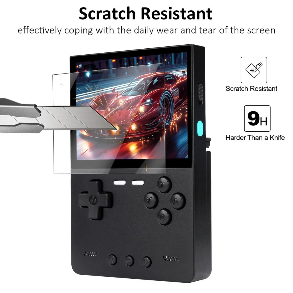 1-3PCS HD Clear 9H Tempered Glass For TRIMUI Brick Pro Smart Pro Handheld Game Console Screen Protector Anti-Scratch Film Glass