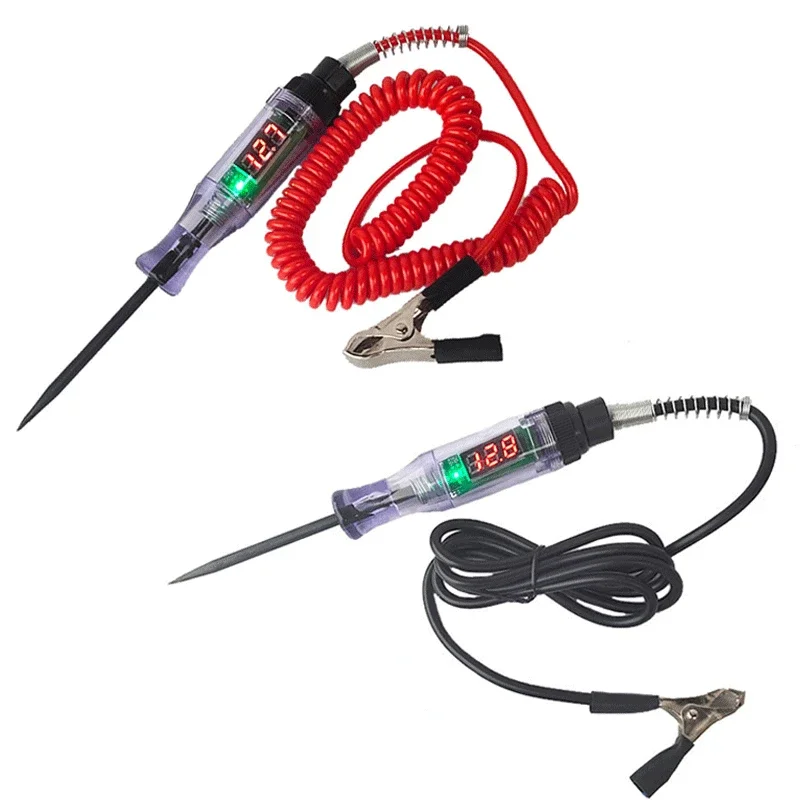High Quality Auto Circuit Tester Truck Voltage Tester Circuit DC 6V 12V 24V Auto Circuit Tester Auto Diagnostic Probe Test Pen