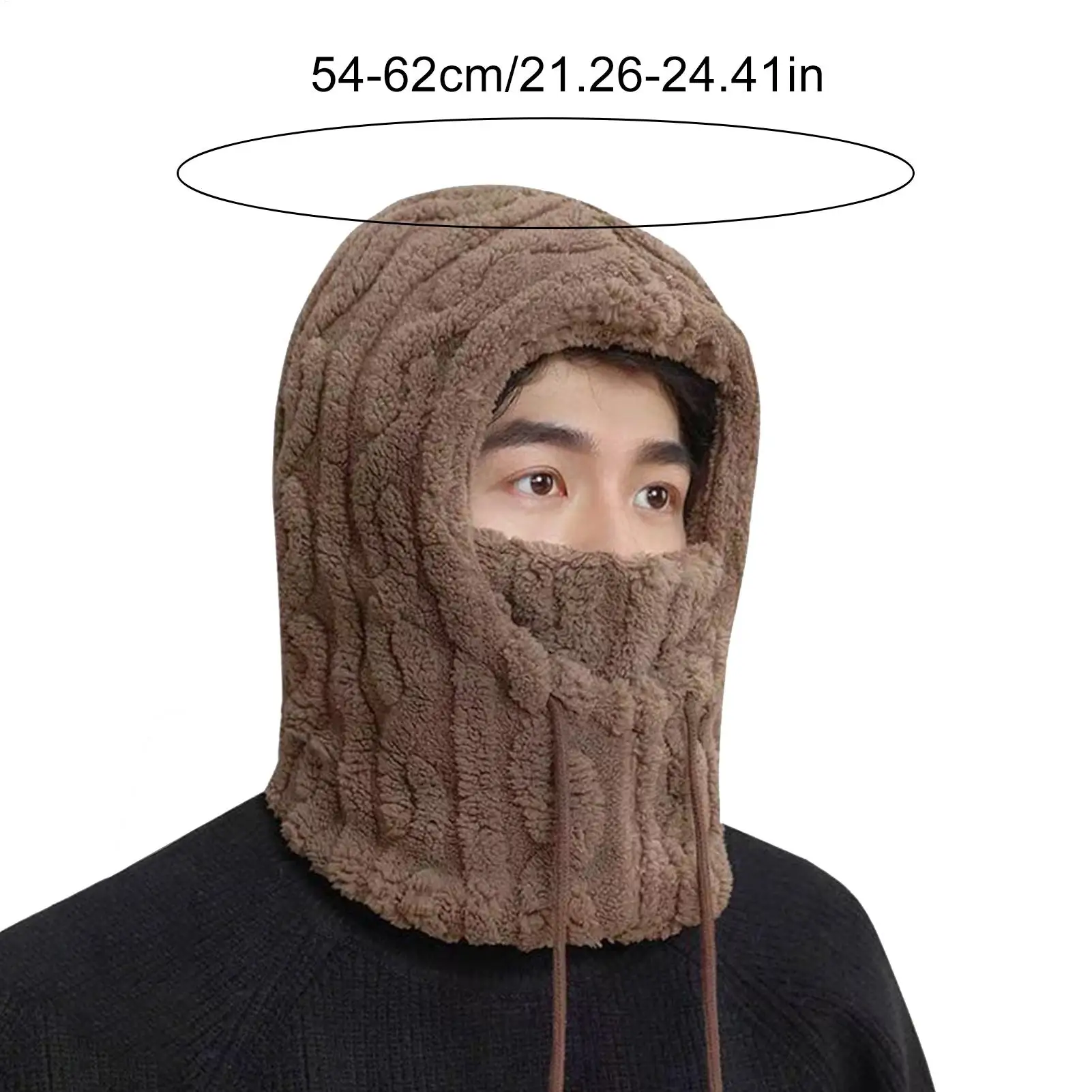 Winter Warm Hat Mask Windproof Ba&laclava For Men & Women, Cycling, Skiing, Running, Hiking, Outdoor Sports