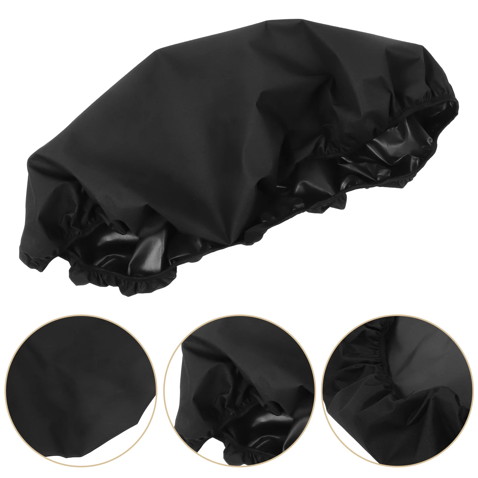 

1pc Round Fire Pit 40Xh4Inches 600D Oxford Fabric Waterproof Weather Resistant Windproof Elastic Hem Outdoor Gas