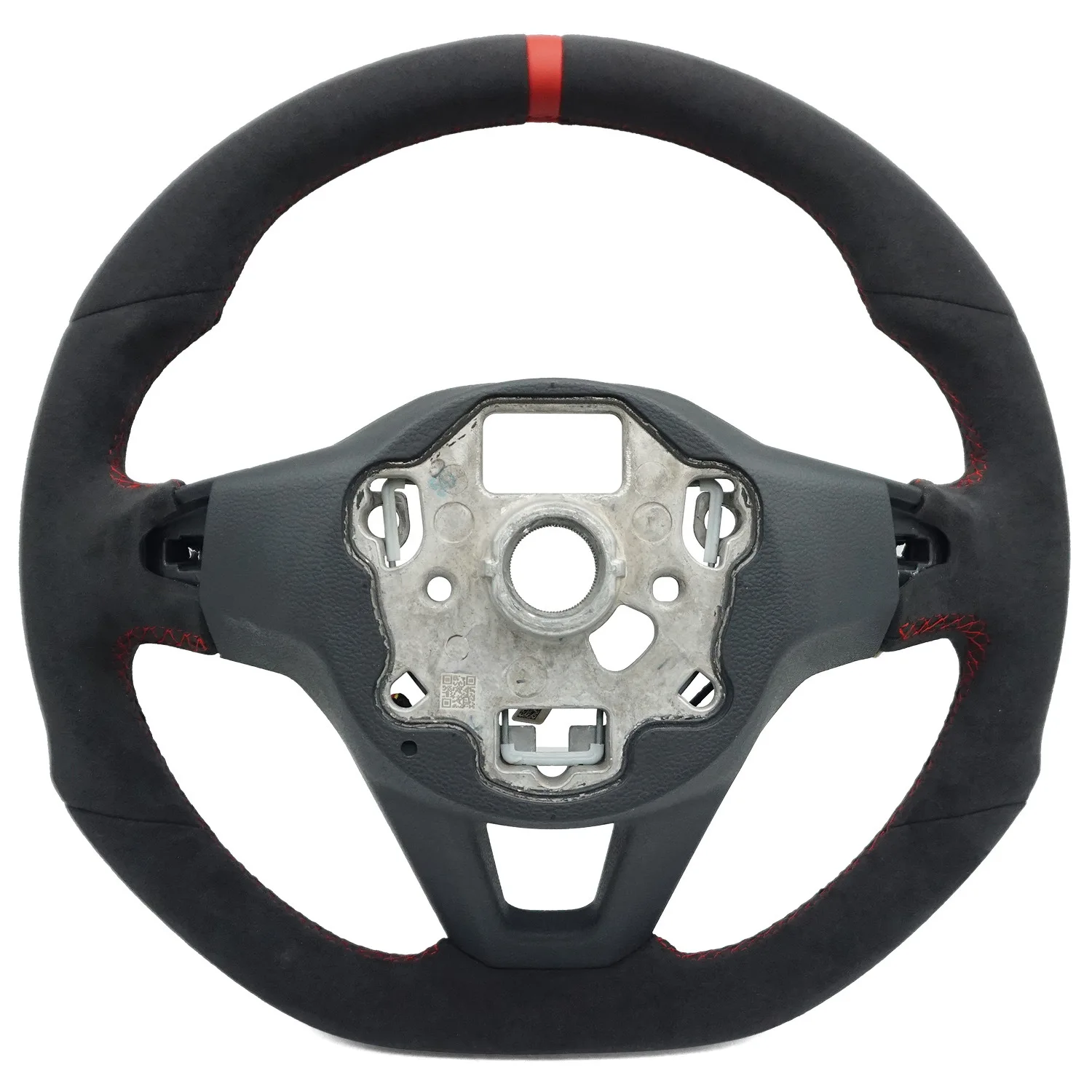 Suitable for Golf8 MK8 steering wheel, red line full hair heating paddle with red return to the bottom of the positive