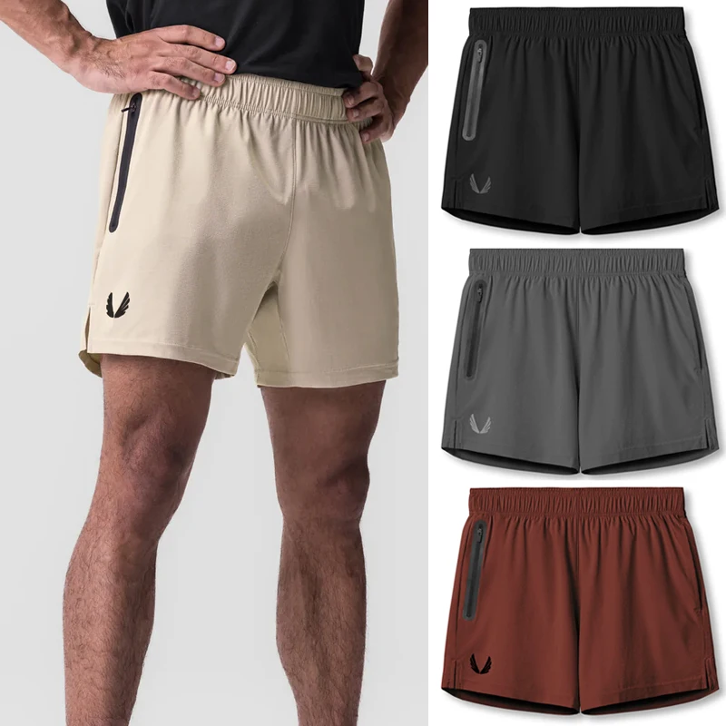 Pantalones cortos de culturismo para hombre, Pantalón deportivo para correr, entrenamiento de baloncesto al aire libre, ocio, playa, novedad de 2023