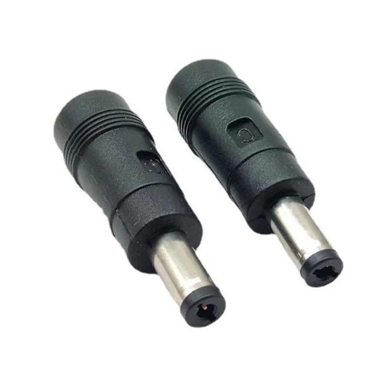 Portable DC4.0x1.7mm Female to DC5.5x2.1mm Male Converter Adapter Power Conversion Head for Various Laptops Brands M76A