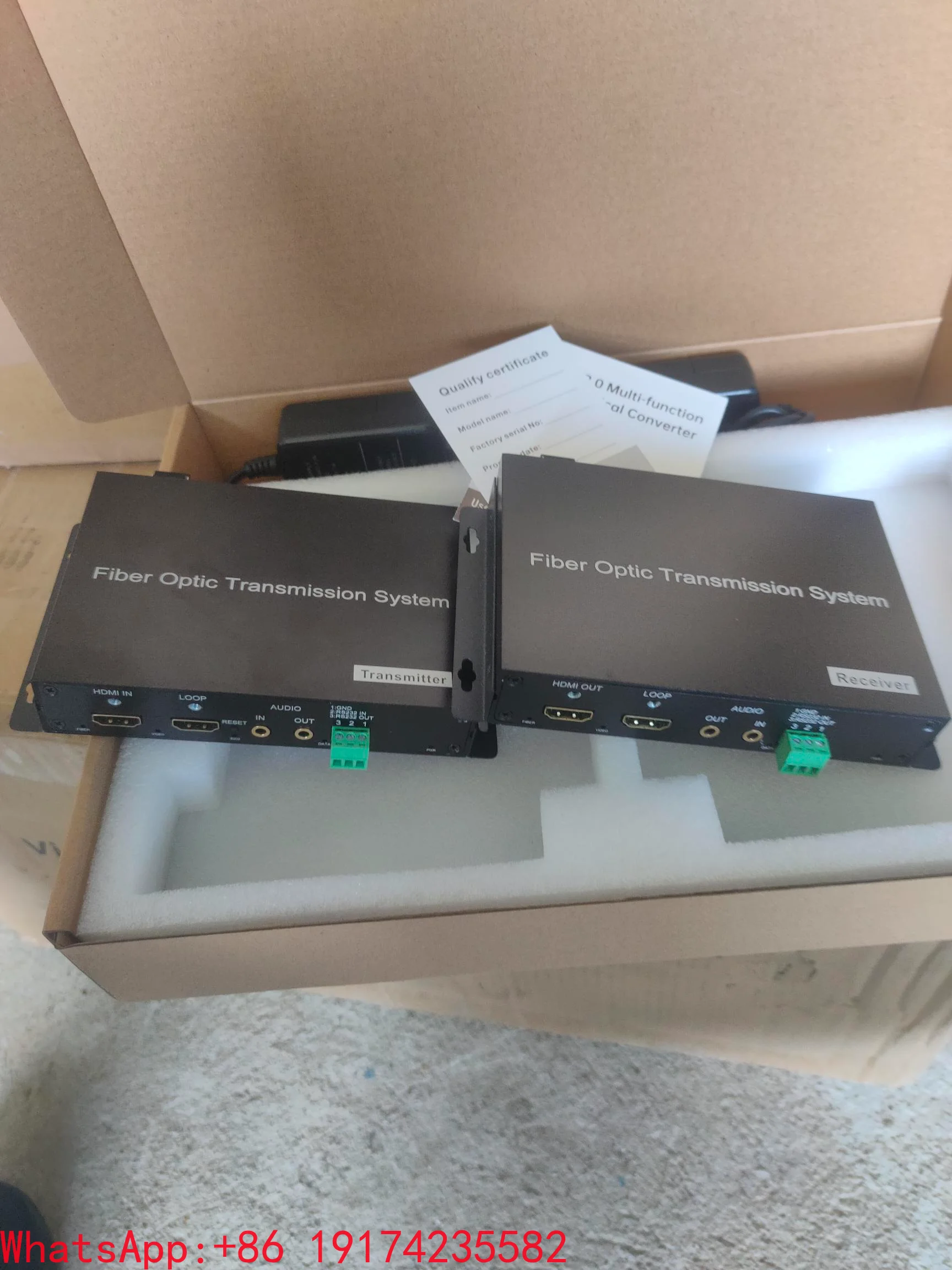10G Rate 1 Channel 4K60Hz  Video with Local Loop Out EDIE  1 Channel Bidirectional 3.5 Audio  2.0 Fiber Optic Extender