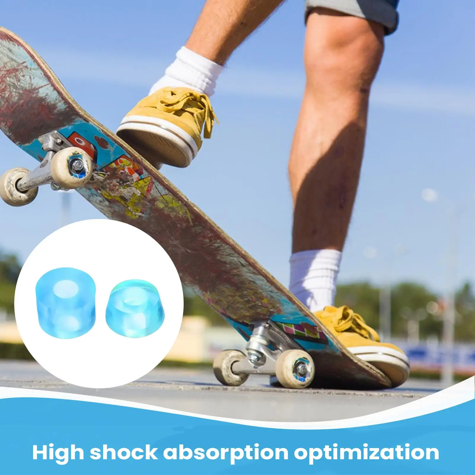 قطع غيار أجزاء لوح التزلج مع غسالة شاحنات التزلج المتوسطة إعادة بناء عدة للتزلج على حديقة الشارع الإنحدار خدعة التزلج