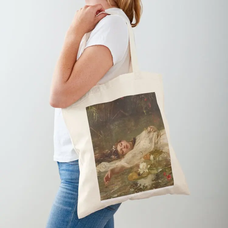 

Ophelia, Friedrich Wilhelm Theodor Heyser Tote Bag eco bag folding supermarket folding bag shopper woman women