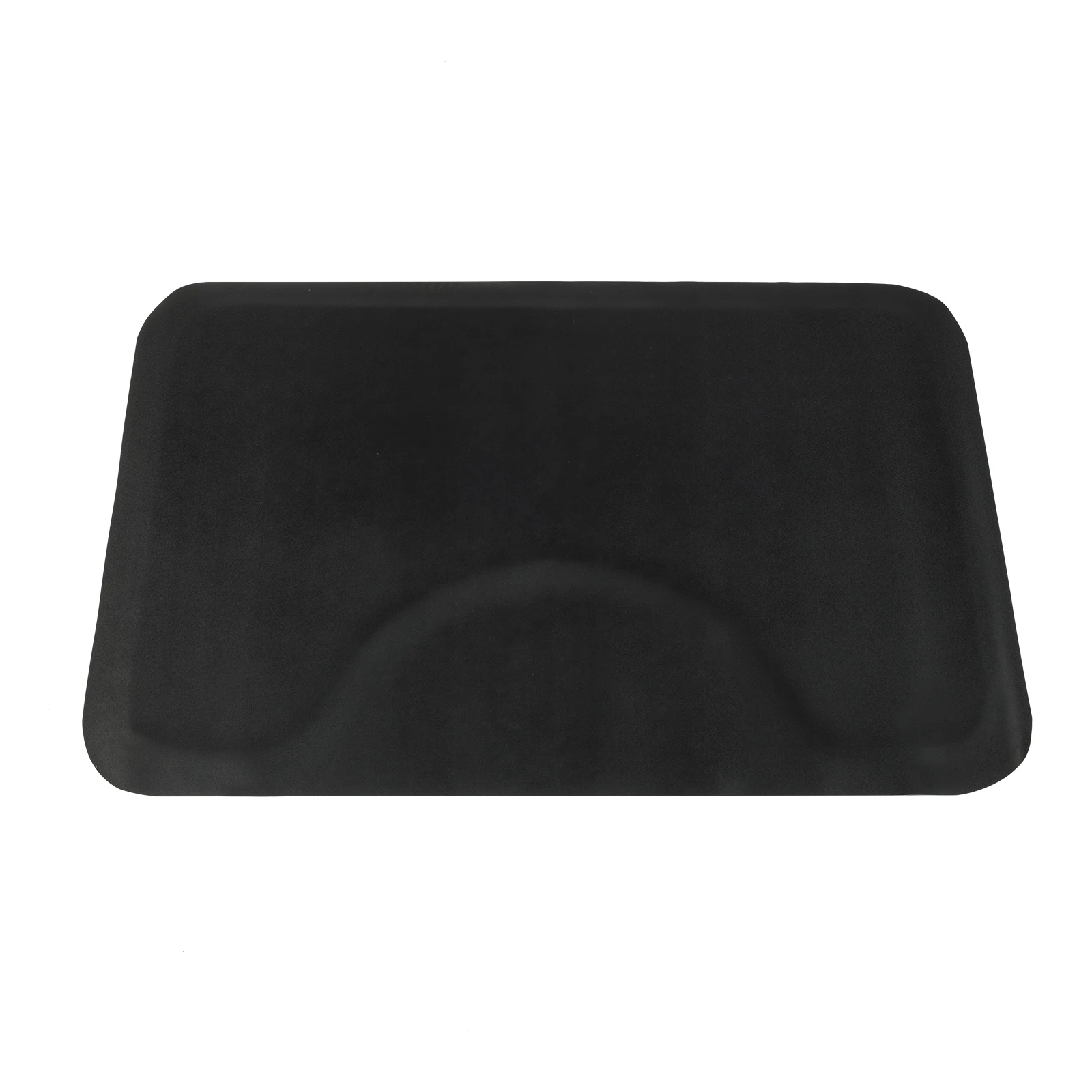 

3′x 4.5′x 1/2" Beauty Salon Square Anti-fatigue Salon Mat (Square Outside And Round Inside) Black