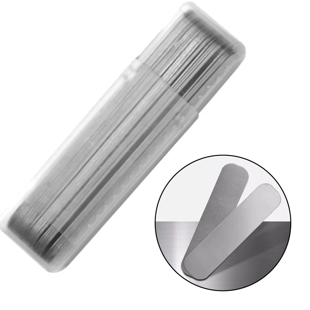 CNC Machine Spacer Gasket Kit 50pcs Metal Shims 0.1mm through 0.5mm for Lathe Tool Holder Alignment and Calibration