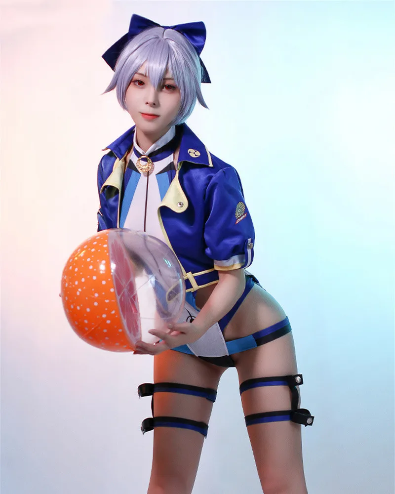 Vivi-Cos Game Fate/Grand Order Tomoe Gozen Sexy Swimwear Cosplay Women's Costume Role Play Suit Carnival Halloween New XS-XXL