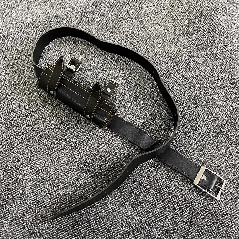 Medieval Double Katana Sword Belt Holster Anime Demon Cosplay Prop Samurai Sabre Waist Real Japan Katana Backpack Holder Decor view 4