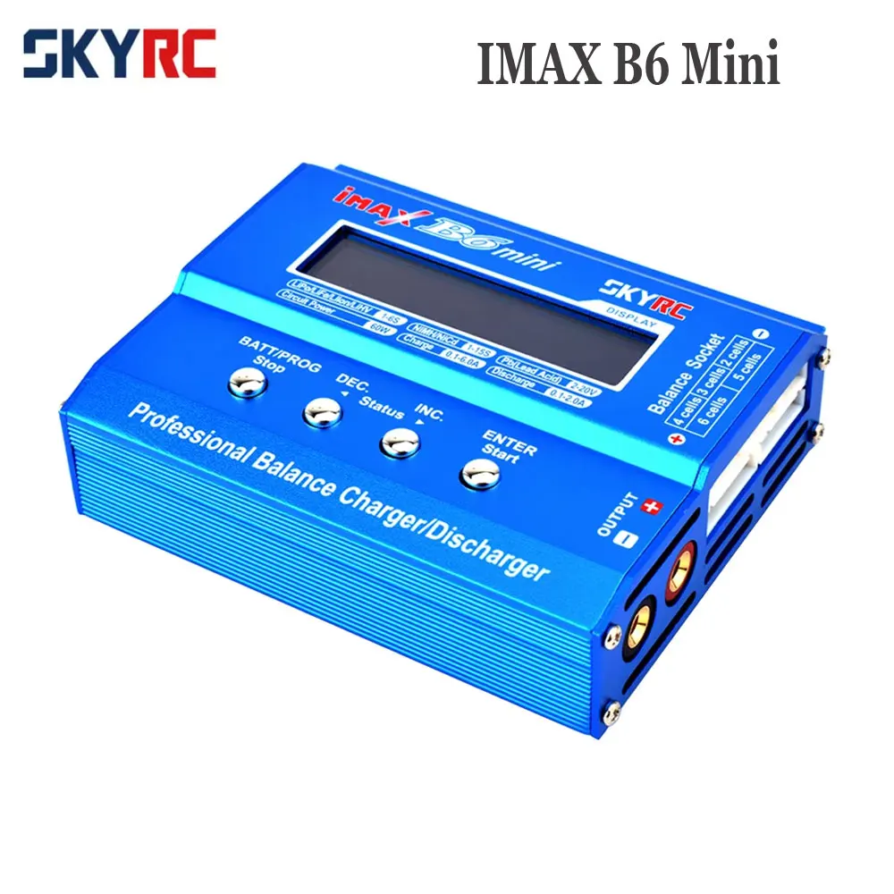 SKYRC iMAX B6 Mini 60W Max Balanslader/ontlading Voor LiPo/LiFe/LiIon/NiMH/NiCd Batterij Voor RC Auto Boot Zender PFV Drone