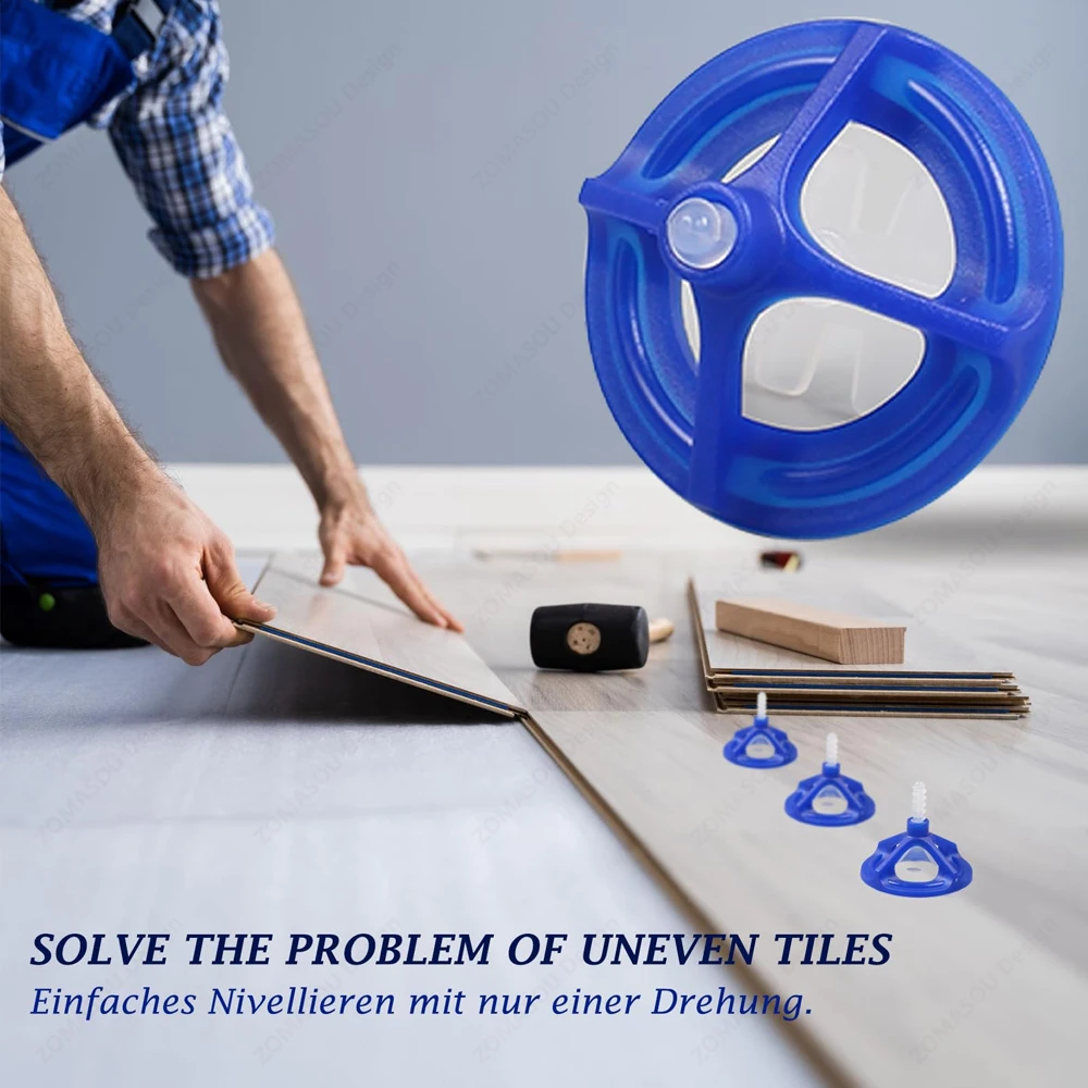 800-50Pcs Tile Leveling System Clips Spiral Ceramic Spacers Straps Wadge Construction Tools for Tile Laying Wall Floor Fixing