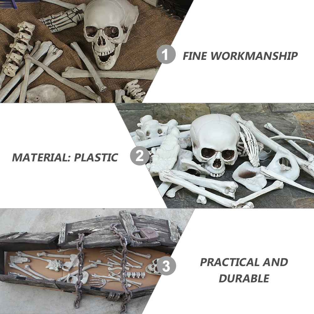 

Halloween Plastic Halloween Decoration Spooky Graveyard Grave Bones Haunted Bones Decoration House Decor