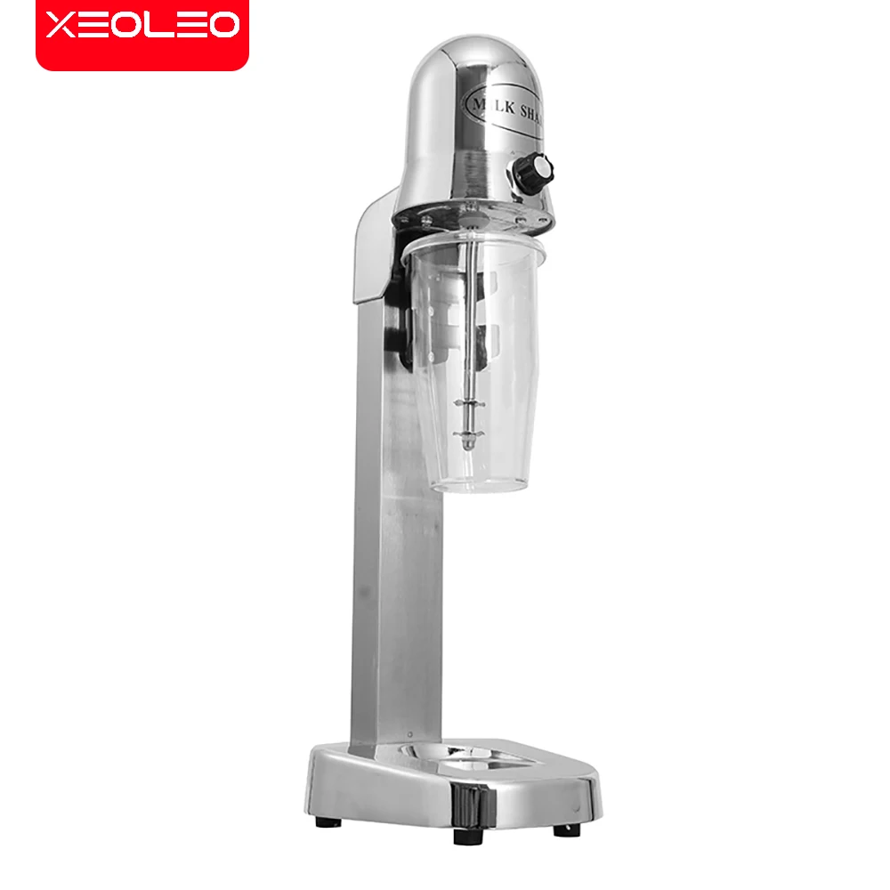 XEOLEO Stainless Steel Milkshaker Commercial Milk Shake Machine  Bubble Tea Stirring 18000rpm Double Speed Mixer Beverage Stirre