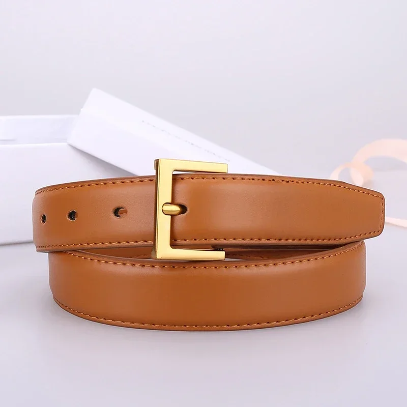 Ceinture en cuir classique pour femme, tout-en-un, marque de luxe, haute qualité, cadeaux à la mode, 2024 cm, 2.8