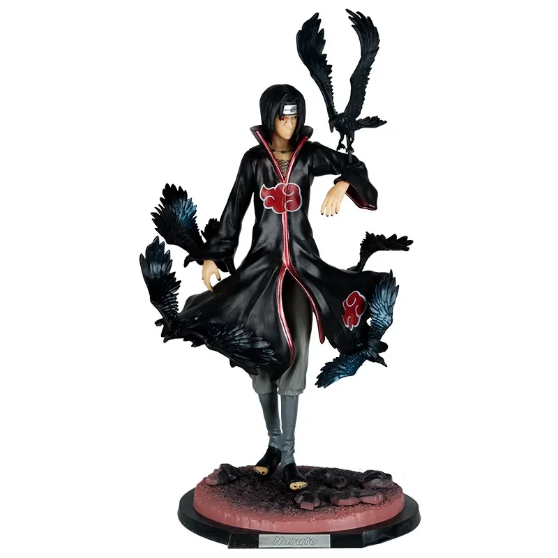 35CM Shippuden Action Figure Akatsuki Uchiha Itachi Crow NamikazeMinato PVC Anime Model Statue Toys Figma Gift