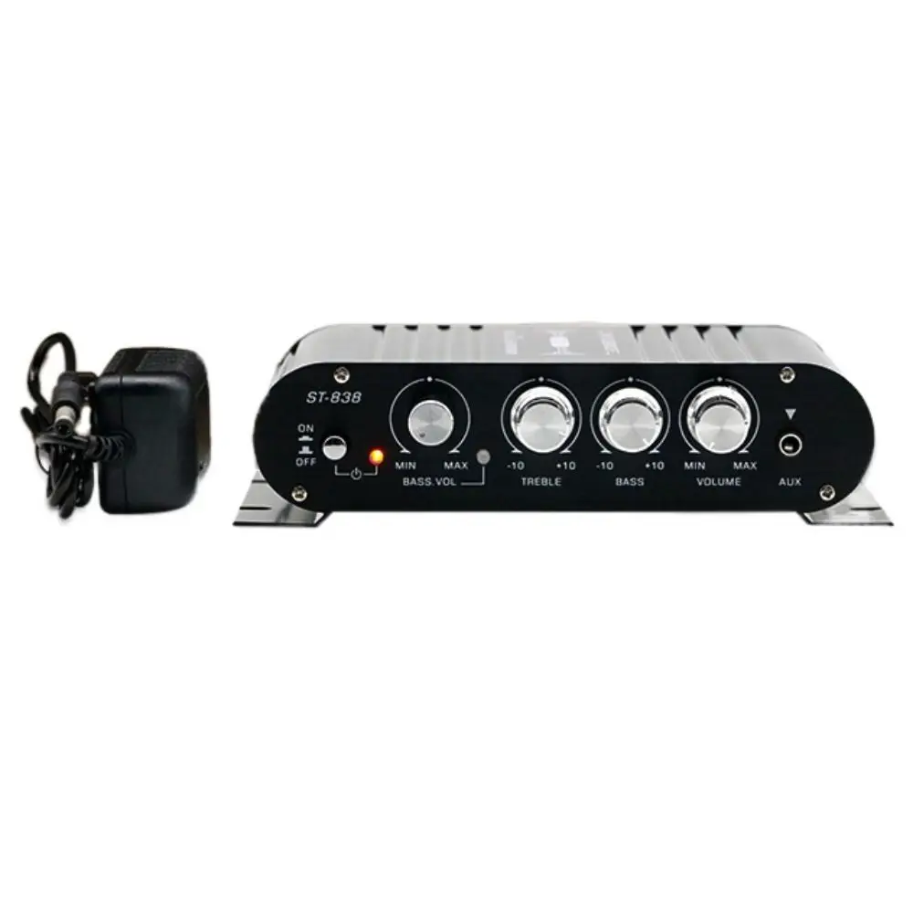 2.1 Channel ST-838 Amplifier Subwooferoof Super Bass HIFI Amplifier Car MP3 HiFi Power Amplifier for Speaker/Phone/Computer/DVD