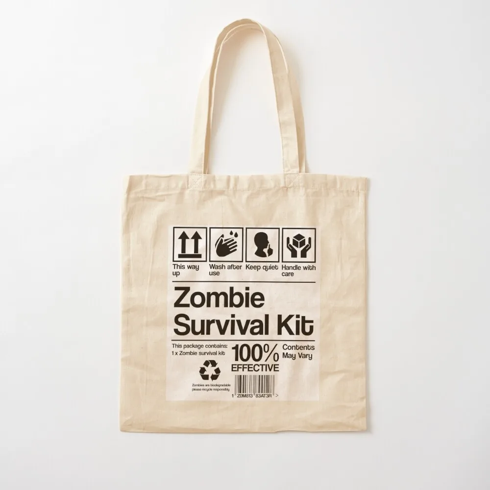 zombie survival kit Tote Bag Big bag women tote bag canvas shopping