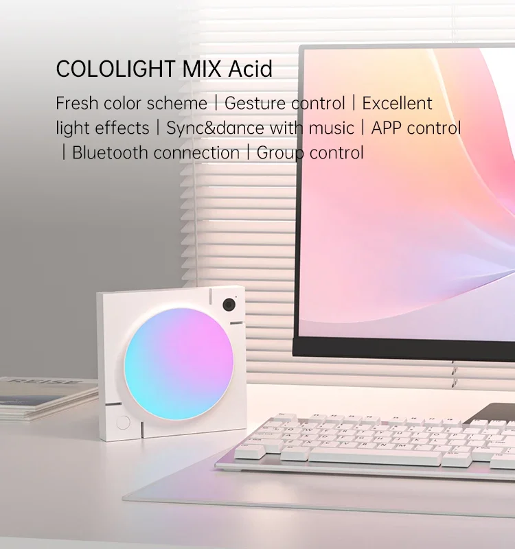 LifeSmart Cololight Mix Acid Music Controller RGB Smart LED Light Panel Modular Intelligent Rhythm