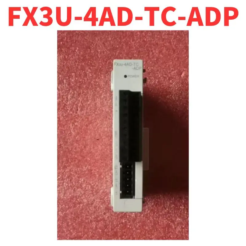 Second-hand FX3U-4AD-TC-ADP programmable controller, no repair